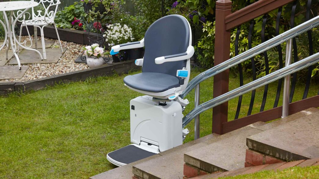 Silla salvaescaleras exterior